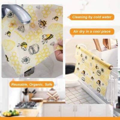 Reusable Nature Beeswax Food Wraps 1 Meter Roll