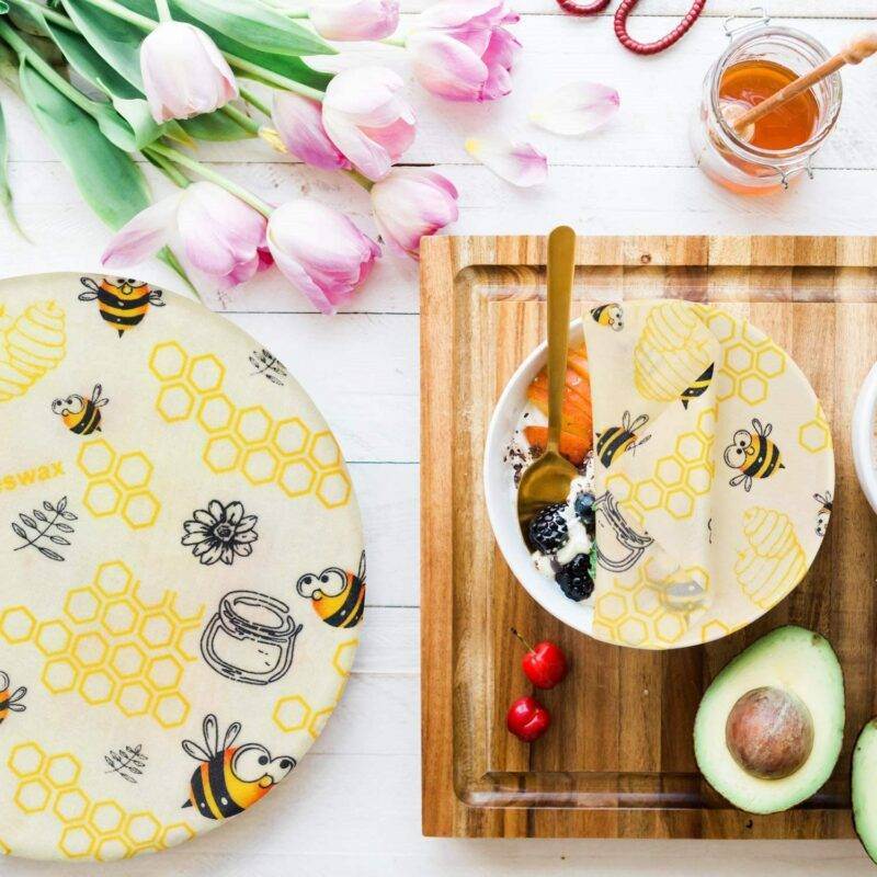 Reusable Nature Beeswax Food Wraps 1 Meter Roll