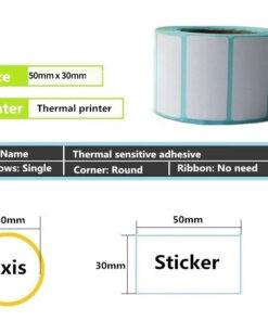 Scales Adhesive Label 50mm x 30mm Thermal Transfer 700PCs