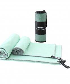 Set of 2 Microfiber Travel Towel Set Fast Drying Lightweight