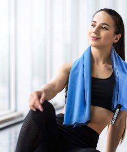 Set of 2 Microfiber Travel Towel Set Fast Drying Lightweight