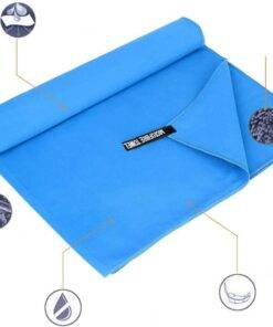 Set of 2 Microfiber Travel Towel Set Fast Drying Lightweight