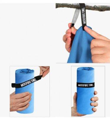 Set of 2 Microfiber Travel Towel Set Fast Drying Lightweight