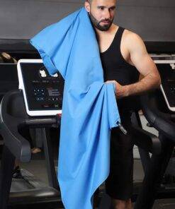 Set of 2 Microfiber Travel Towel Set Fast Drying Lightweight