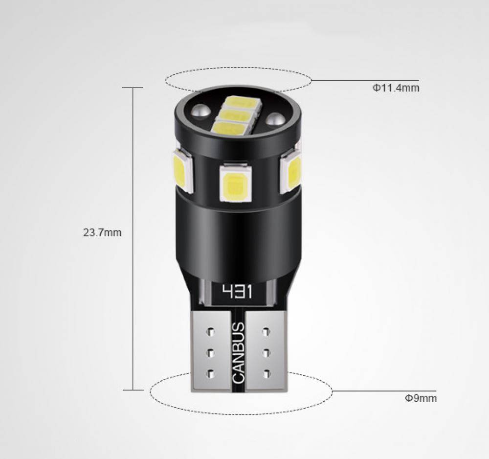 T10 Canbus LED park light bulb 2835 SMD 152lm High Lumen Super Bright
