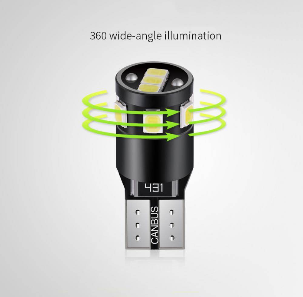 T10 Canbus LED park light bulb 2835 SMD 152lm High Lumen Super Bright