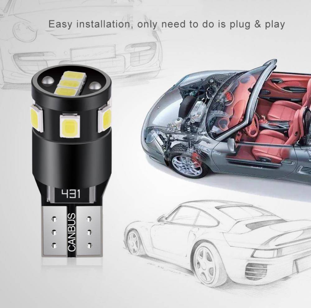 T10 Canbus LED park light bulb 2835 SMD 152lm High Lumen Super Bright
