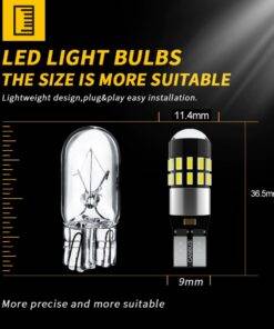 T10 Canbus LED park light bulb 3014 SMD 217.6lm High Lumen Super Bright