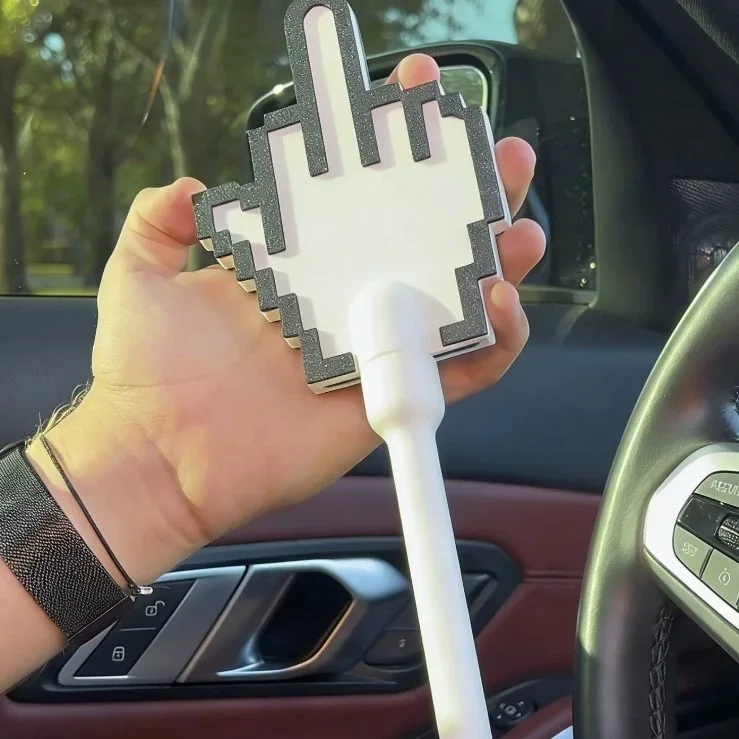 Creative Middle Finger Magic Wand Card Holder Tap to Pay - Image 4