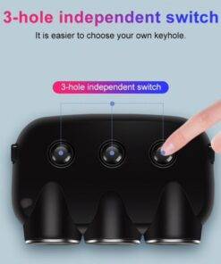 USB Car Charger Cigarette Lighter Splitter Voltage Display 12-24V