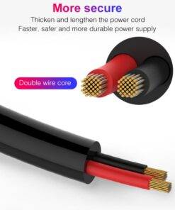 USB Car Charger Cigarette Lighter Splitter Voltage Display 12-24V