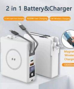 Ultimate 5 in 1 10000mAh Universal Travel Power Bank Adapter