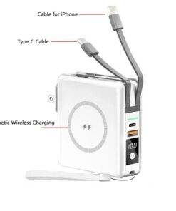 Ultimate 5 in 1 10000mAh Universal Travel Power Bank Adapter