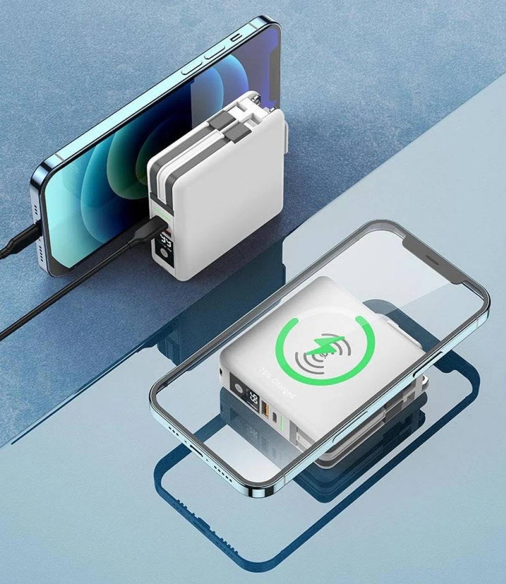 Ultimate 5 in 1 10000mAh Universal Travel Power Bank Adapter