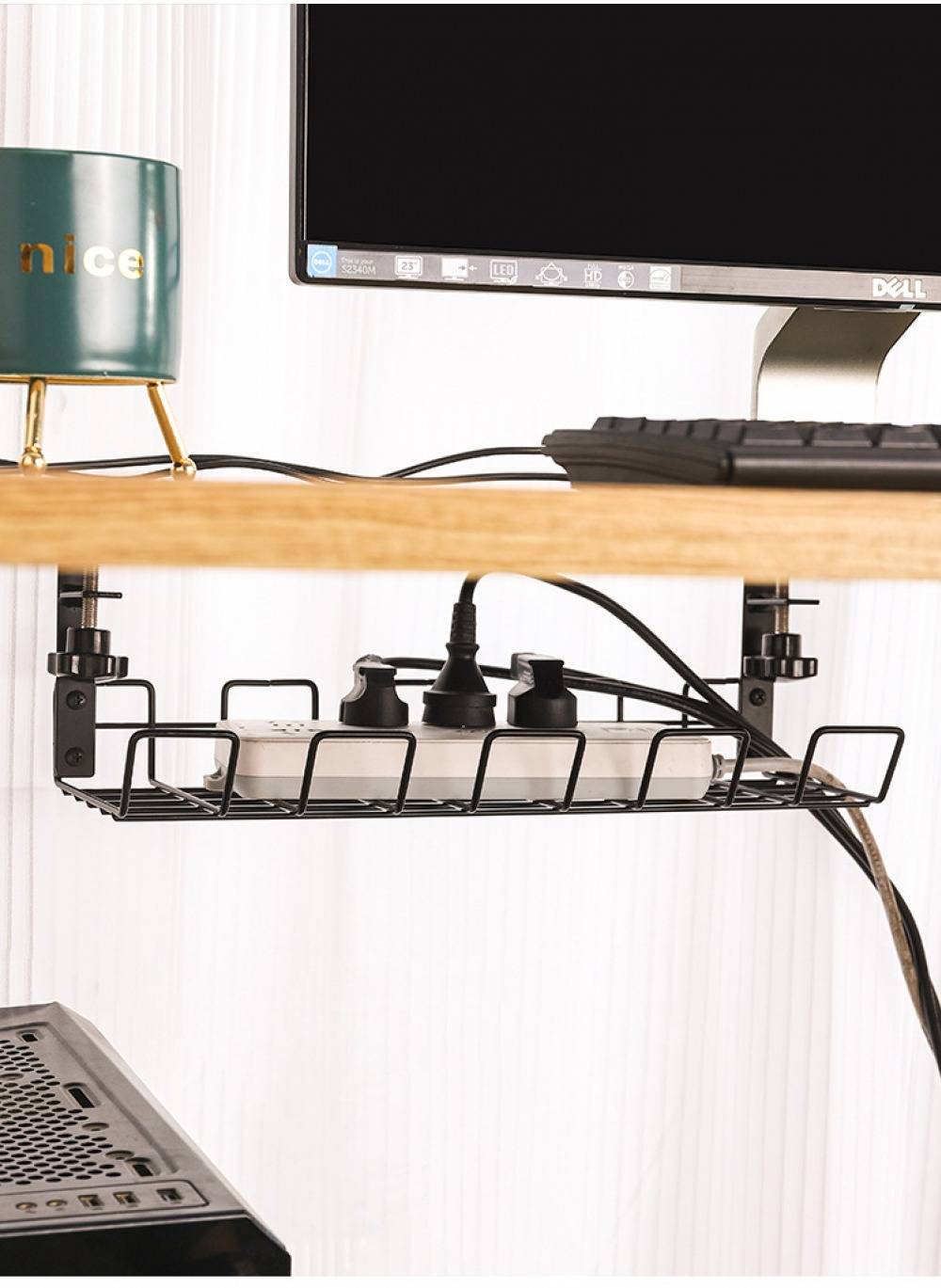 Under Desk Cable Management Organiser Tray