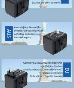 Universal GaN Travel Adapter PD Type-C 65W for MacBook laptop