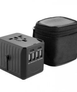 Universal Travel Adapter Convertor 4 USB, 2 USB-C PD