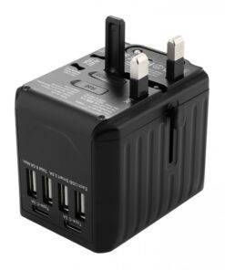 Universal Travel Adapter Convertor 4 USB, 2 USB-C PD