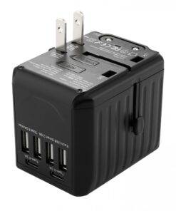 Universal Travel Adapter Convertor 4 USB, 2 USB-C PD