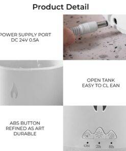 Volcano Aroma Air Diffuser Humidifier Fire Flame