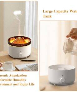 Volcano Aroma Air Diffuser Humidifier Fire Flame