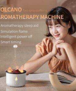 Volcano Aroma Air Diffuser Humidifier Fire Flame