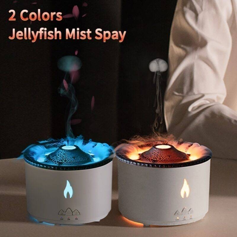 Volcano Aroma Air Diffuser Humidifier Fire Flame - Purified NZ