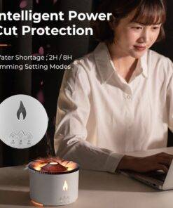 Volcano Aroma Air Diffuser Humidifier Fire Flame