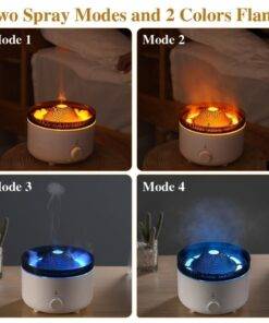 Volcano Aroma Air Diffuser Humidifier Fire Flame