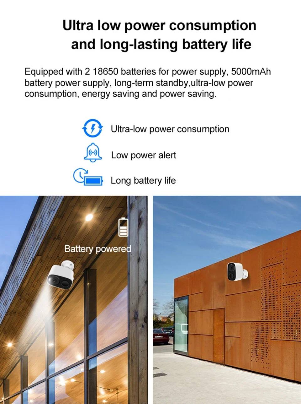 Vstarcam Outdoor Security Camera IP66 PIR Free Cloud Storage