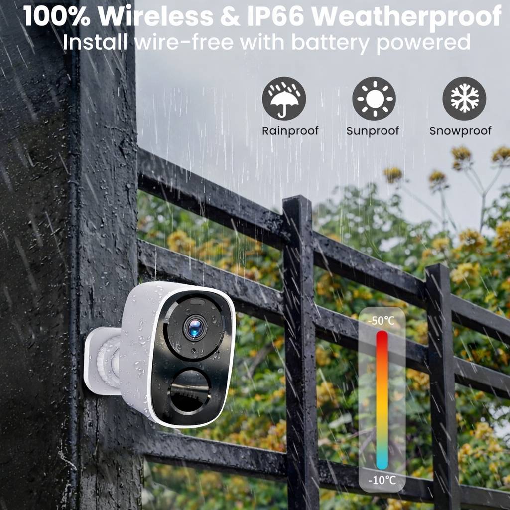 Vstarcam Outdoor Security Camera IP66 PIR Free Cloud Storage