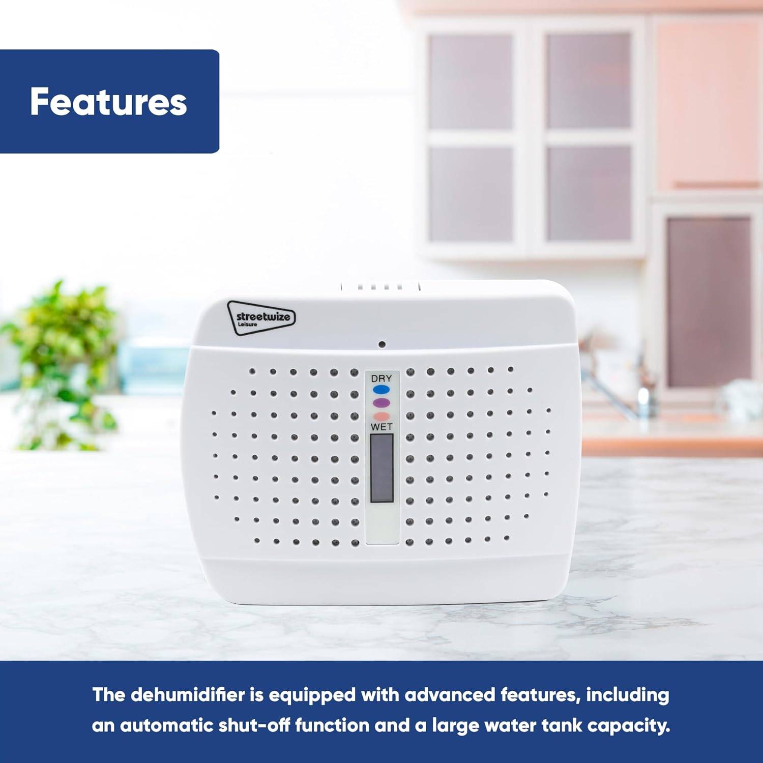 Wardrobe Car Rechargeable Portable Dehumidifier Moisture Absorbing Crystals