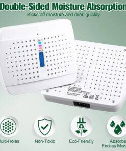 Wardrobe Car Rechargeable Portable Dehumidifier Moisture Absorbing Crystals