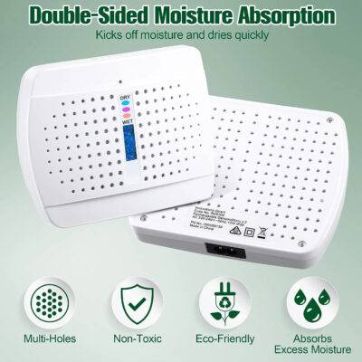 Wardrobe Car Rechargeable Portable Dehumidifier Moisture Absorbing Crystals