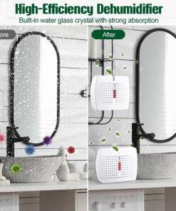 Wardrobe Car Rechargeable Portable Dehumidifier Moisture Absorbing Crystals