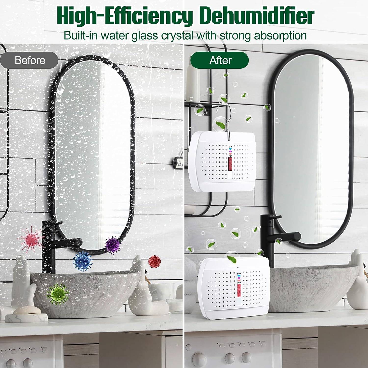 Wardrobe Car Rechargeable Portable Dehumidifier Moisture Absorbing Crystals