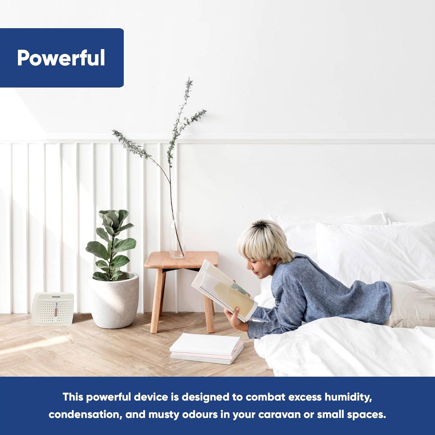 Wardrobe Car Rechargeable Portable Dehumidifier Moisture Absorbing Crystals