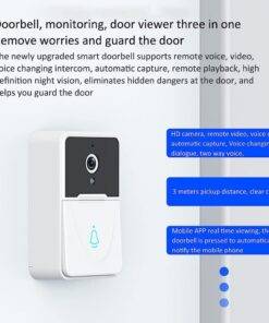 WiFi Smart Doorbell with Chime Bluetooth