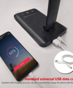 Wireless Phone Charging Eye-protect LED Desk Lamp 5 Colour Modes 5 Dimmable Levels