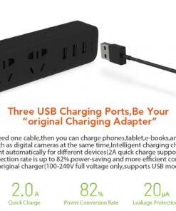 Xiaomi Power Extension Cord Household Lead with 3 USB 1.8M