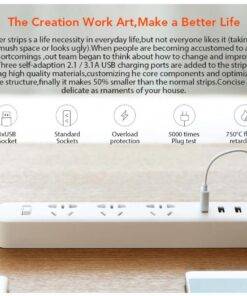 Xiaomi Power Extension Cord Household Lead with 3 USB 1.8M