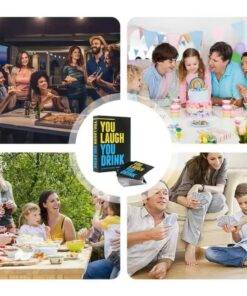 You Laugh You Drink Party Board Game Card