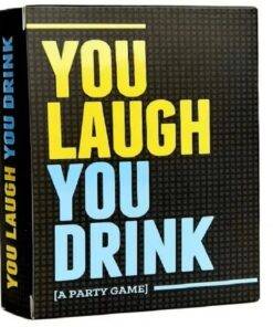 You Laugh You Drink Party Board Game Card