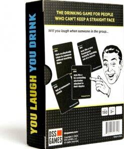 You Laugh You Drink Party Board Game Card