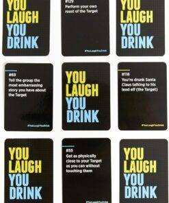 You Laugh You Drink Party Board Game Card