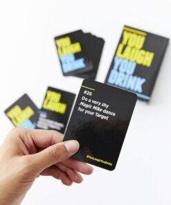 You Laugh You Drink Party Board Game Card