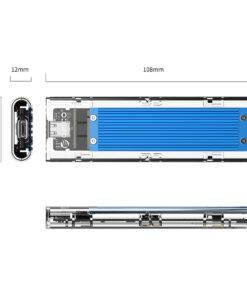 Orico M.2 SSD Enclosure UASP and TRIM pass-through support diagram