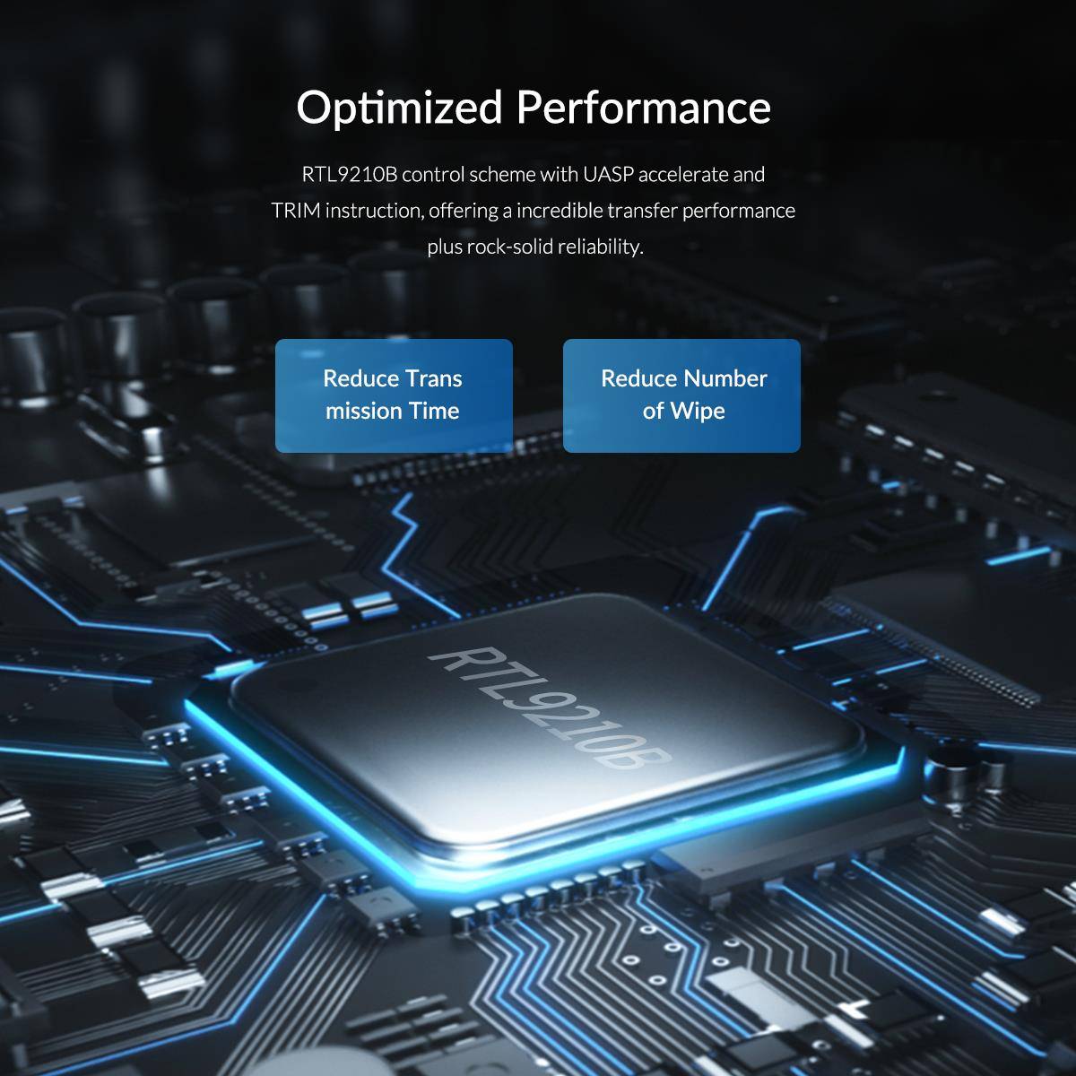 Orico M.2 SSD Enclosure compatible with Windows, macOS, Linux, plug and play