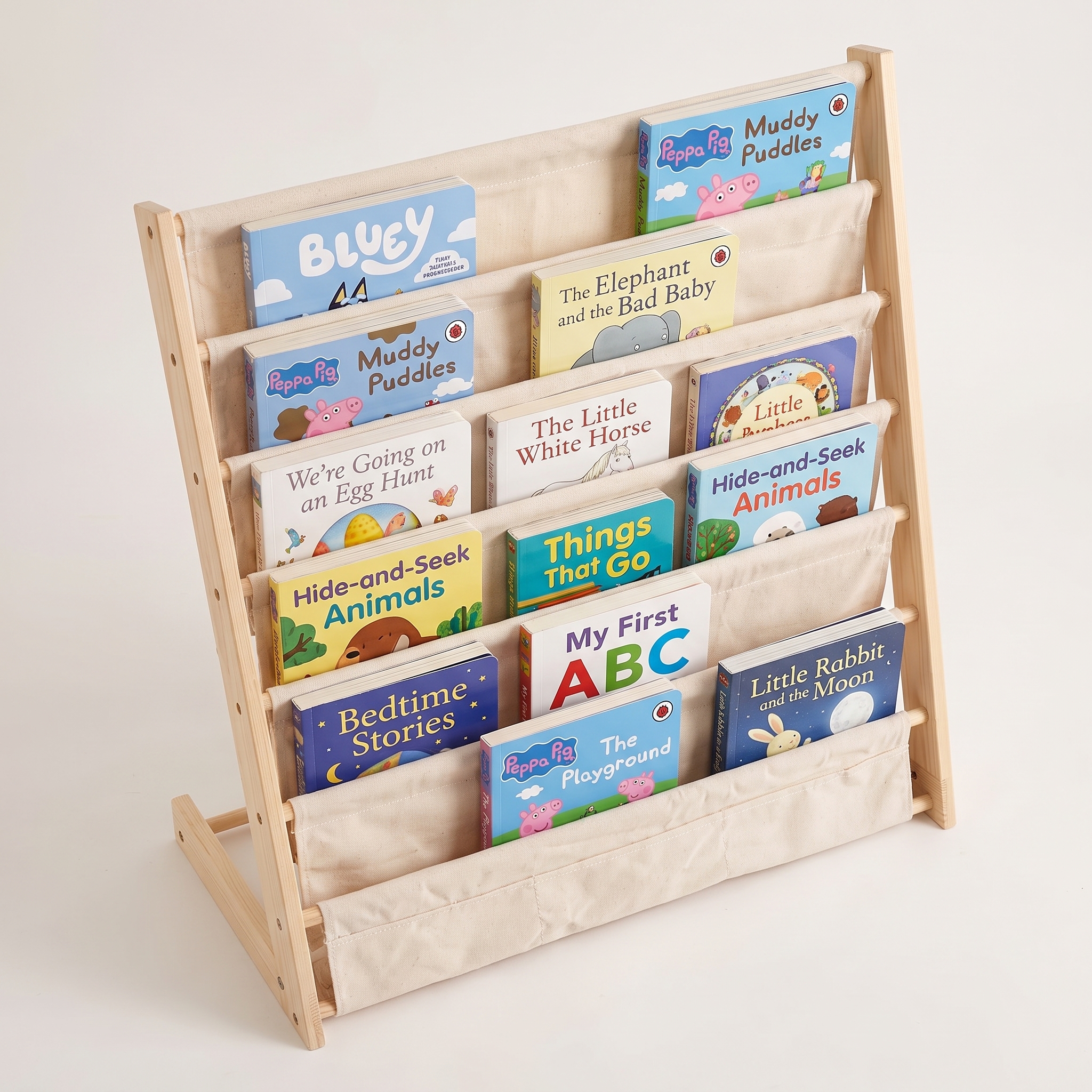 7 Tier Kids bookshelves, Children Wooden Bookcases - Image 6